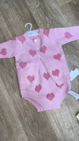 طقم تبان قلوب مع جرزاية