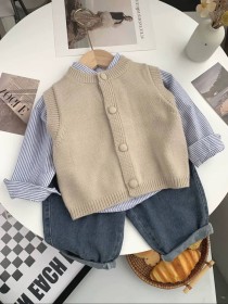 طقم فيست بيج وقميص ازرق