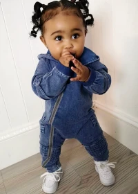 أفرهول جينز مع طاقية