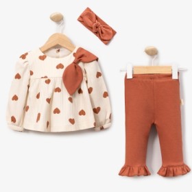 طقم بنطلون قلوب4048