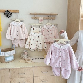 بجامة فرو سميك قلوب