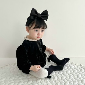 تبان أسود مخملي