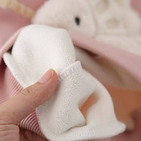 بلوزة زهري فرو الارنب