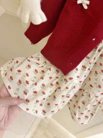 فستان مورد وجرزاية أحمر