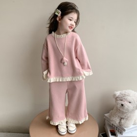 طقم زهري فيونكة بالخلف