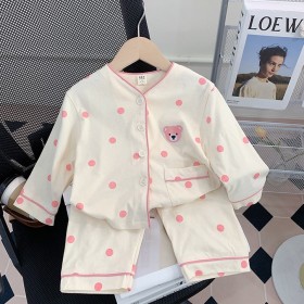 بجامة قطنية منقطة