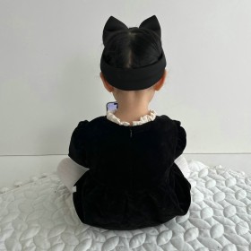 تبان أسود مخملي