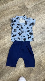 طقم شورت وقميص مورد ولادي