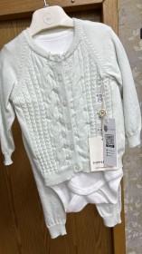 طقم تركي 3 قطع صوف ناعم جرزاية