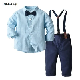 طقم قميص كاروهات أبيض مع شيالات