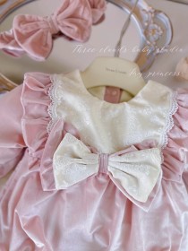 تبان مخملي زهري مبطن