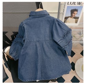 فستان جينز عباد الشمس