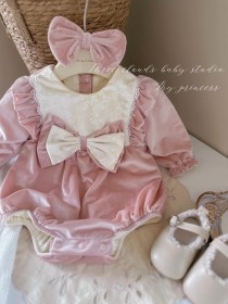 تبان مخملي زهري مبطن