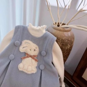 فستان أزرق الارنب