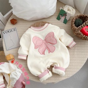 افرهول بيبي فيونكة مطرزة ع الصدر